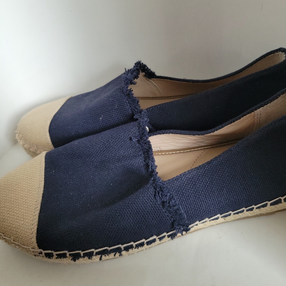 J. Mclaughlin Boho Redding Solid Canvas Espadrill… - image 1